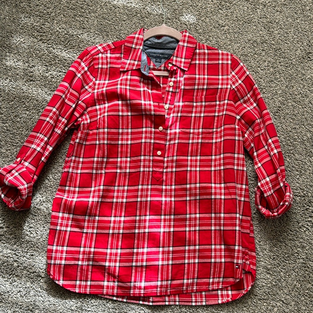 {Tommy Hilfiger} flannel top